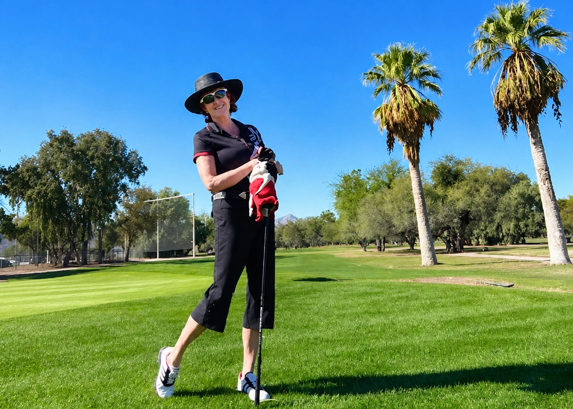 dawn golfing